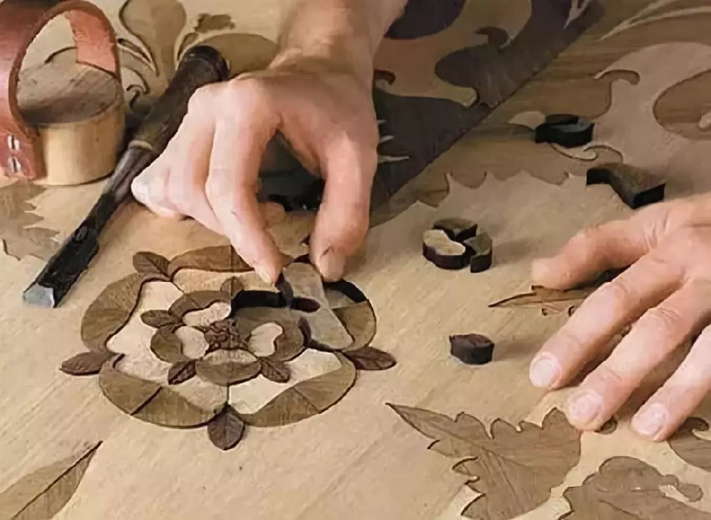 家具木纹拼花的制作工艺